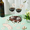 Diamond Wine Glass Paper Card DIY-WH0569-37A-5