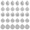 SUPERFINDINGS 30Pcs 5 Style Alloy Pendants FIND-FH0007-49-1