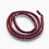 Electroplated Non-magnetic Synthetic Hematite Bead Strand G-E498-13-2