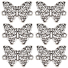 SUNNYCLUE 100Pcs Tibetan Style Alloy Connector Charms FIND-SC0006-17-1