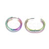 Ion Plating(IP) 304 Stainless Steel Huggie Hoop Earrings EJEW-G272-01-20mm-M-3