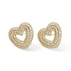 Rack Plating Brass Stud Earrings EJEW-A088-13G-1