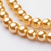 Glass Pearl Round Loose Beads For Jewelry Necklace Craft Making X-HY-8D-B62-2