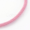 Braided Cotton Cord Bracelet Making MAK-L018-03A-01-G-2