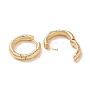 Spiral Rings Brass Hoop Earrings for Women EJEW-B056-02G-04-2