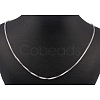 Great Valentines Day Gift 304 Stainless Steel Box Chain Necklaces X-NJEW-507L-11-3