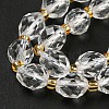 Natural Quartz Crystal Beads Strands G-N342-47-4