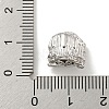 Brass Micro Pave Clear Cubic Zirconia Beads KK-G493-08P-3