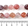 Natural Red Botswana Agate Beads Strands G-NH0021-A30-02-5