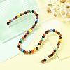 Natural Agate Beads Strands G-YW0001-33B-5