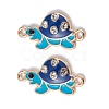 Alloy Enamel Connector Charms ENAM-I054-04F-1