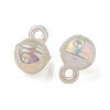 UV Plating Rainbow Iridescent Acrylic Pendants OACR-P010-19E-2