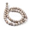 Natural Maifanite/Maifan Stone Beads Strands X-G-I187-8mm-01-5