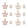 80Pcs 4 Styles Alloy Enamel Pendants ENAM-LS0001-27LG-2