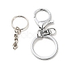 Alloy Keychain Ring Clasps PALLOY-P286-01-2