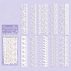 10pcs Retro Scrapbook Lace Paper PW-WGD198C-03-1