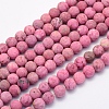 Natural Crazy Agate Beads Strands X-G-G707-8mm-B17-1