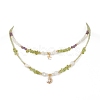 Star & Moon Pendant Necklaces Sets for Women NJEW-JN04128-2
