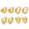 Light Gold Brass Hoop Earrings for Women EJEW-E295-32KCG-1