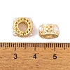 Rack Plating Alloy European Beads FIND-C055-08G-3