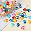 50Pcs Luminous Glass Cabochons sgGLAA-SZ0001-15B-7