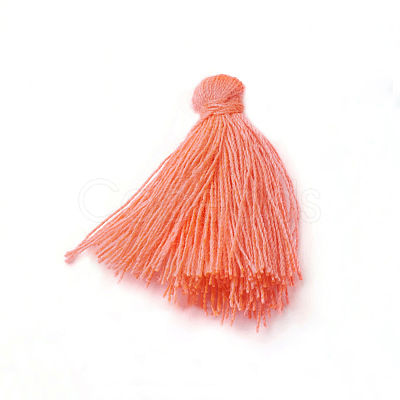 Polycotton(Polyester Cotton) Tassel Pendant Decorations FIND-G011-M-1