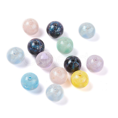 Opaque Acrylic Beads X-OACR-M003-02-1