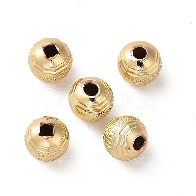 Rack Plating Brass Spacer Beads KK-F859-05G-1