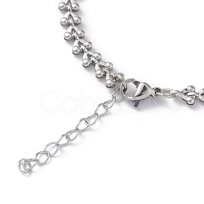 Non-Tarnish 304 Stainless Steel Cobs Chain Bracelets for Men Women STAS-B039-10P-1