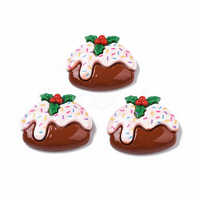 Christmas Theme Opaque Resin Decoden Cabochons CRES-N021-119-1