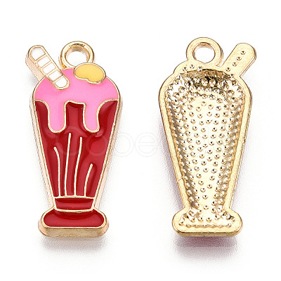 Alloy Enamel Pendants ENAM-G212-11G-04-1