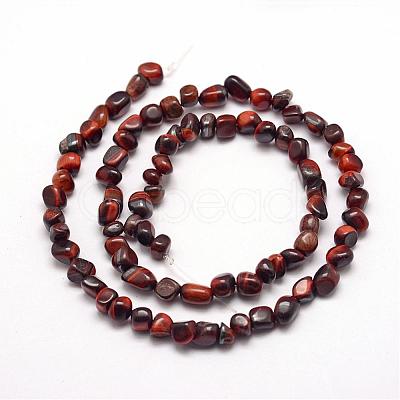 Natural Red Tiger Eye Beads Strands G-F465-13-1