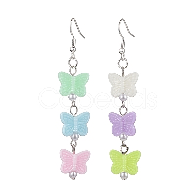 Acrylic Dangle Earrings EJEW-JE05751-02-1