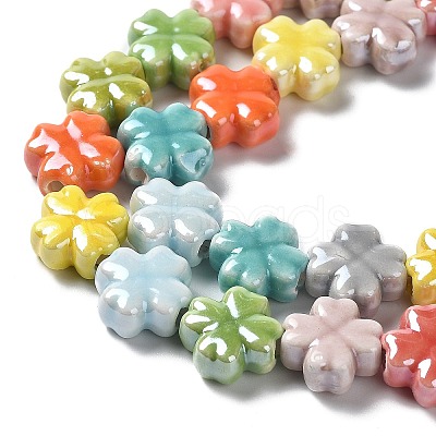 Handmade Porcelain Beads Strands X-PORC-Z001-01-1