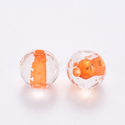 Transparent Acrylic Beads TACR-S154-10A-84-1