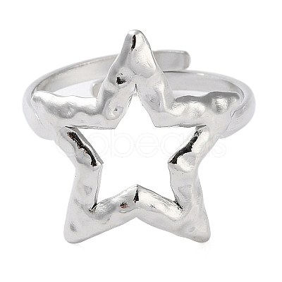 Non-Tarnish 316 Stainless Steel Finger Rings RJEW-C075-01P-1