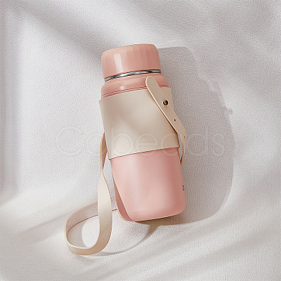 Reusable PU Leather Coffee Cup Holder AJEW-WH0368-02A-1