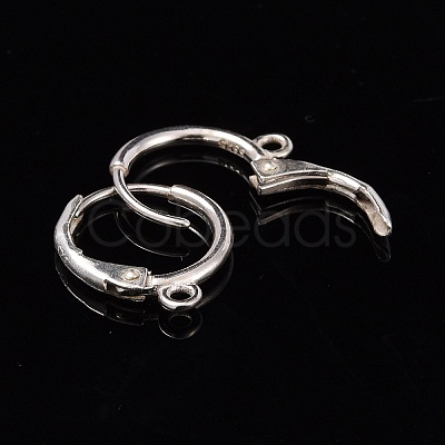 925 Sterling Silver Leverback Earring Findings STER-I017-090P-1