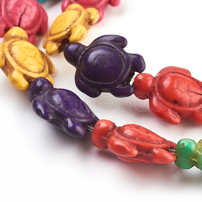 Synthetic Howlite Beads TURQ-E007-14-1