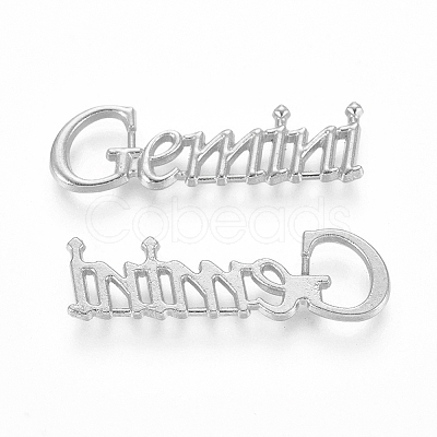 Silver Color Plated Alloy Cabochons PALLOY-WH0068-08S-J-1