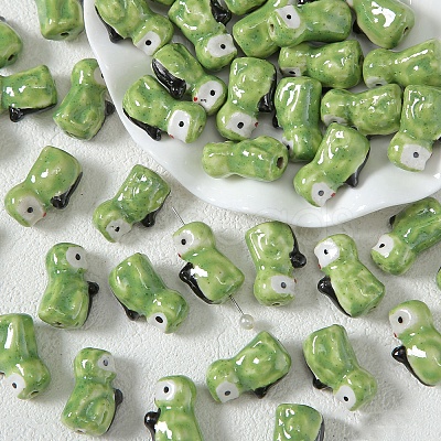 Pearlized Handmade Porcelain Beads PW-WGB7F21-07-1