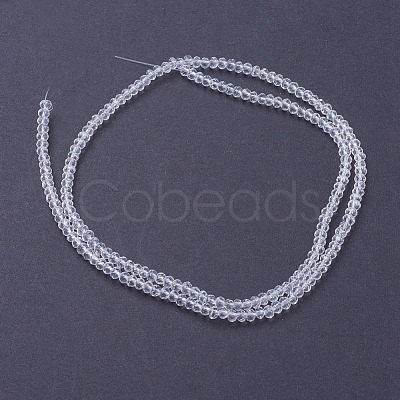 Transparent Glass Beads Strands GLAA-F076-B03-1