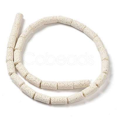 Natural Lava Rock Beads Strands X-G-L586-E02-07-1