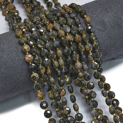 Natural Glaucophane Beads Strands G-K389-B13-01-1