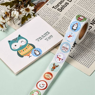 Christmas Roll Stickers X-DIY-J002-B11-1