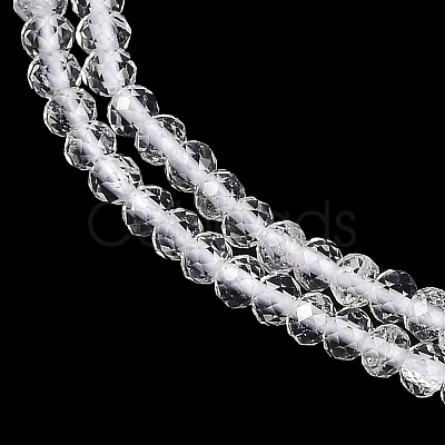 Natural Quartz Crystal Beads Strands G-H071-A05-01-1