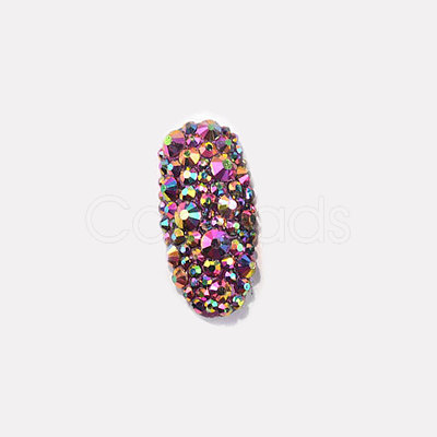 Glass Rhinestone Flat Back Cabochons RGLA-S002-16SS-40-1