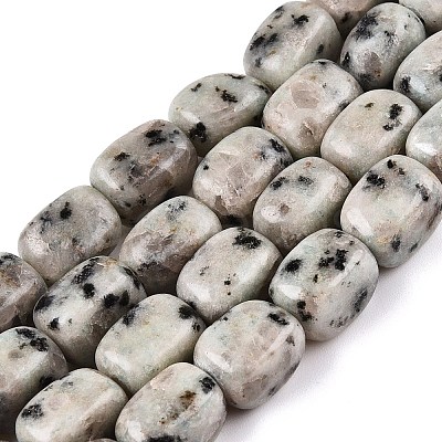 Natural Sesame Jasper/Kiwi Jasper Beads Strands G-T138-80-1