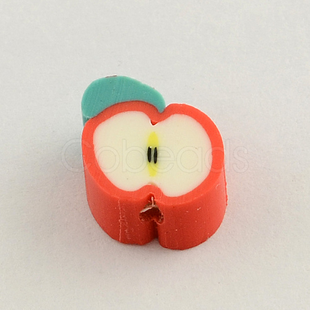 Handmade Polymer Clay Beads X-CLAY-Q184-08-1