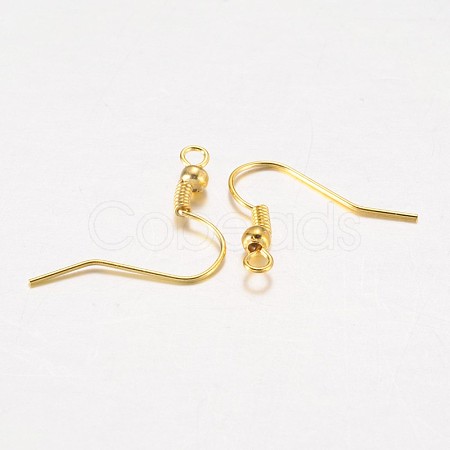 Iron Earring Hooks E135-G-1